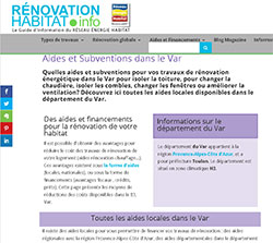 Le site de Rénovation Habitat Le site de Rénovation Habitat